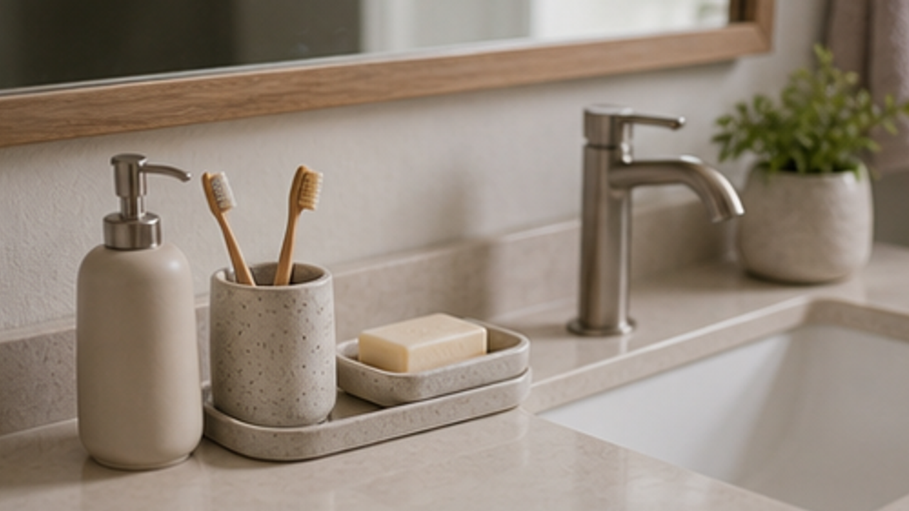How to Reset a Bathroom Counter