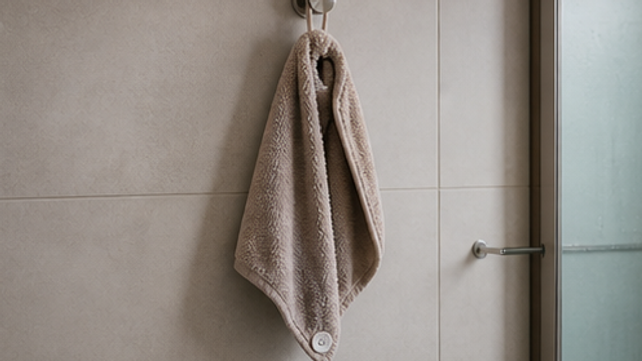How to Set Up a Bathroom Hair Towel Wrap Drying Hook