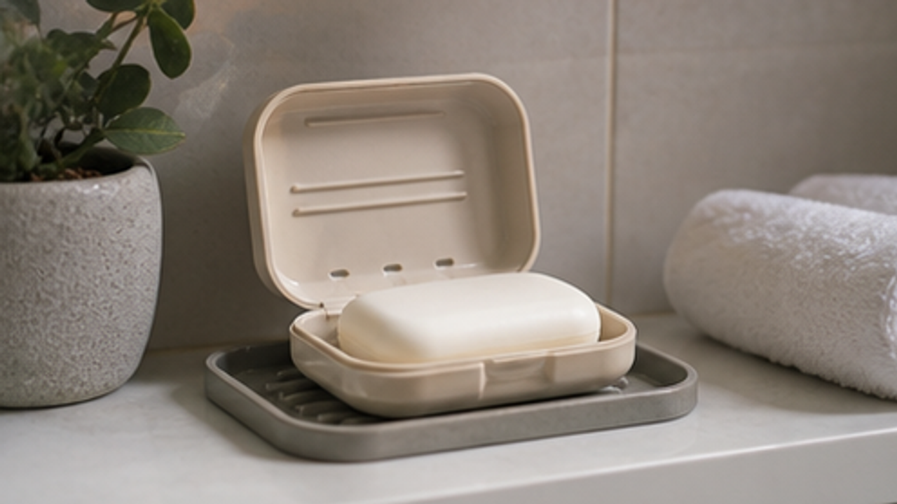 How to Set Up a Bathroom Travel Soap Case Drying Spot