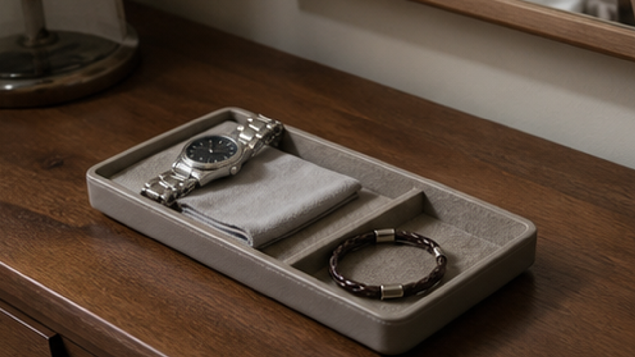 How to Prepare a Bedroom Watch and Bracelet Valet Tray