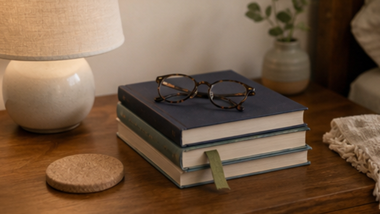 How to Organize a Bedside Reading Stack
