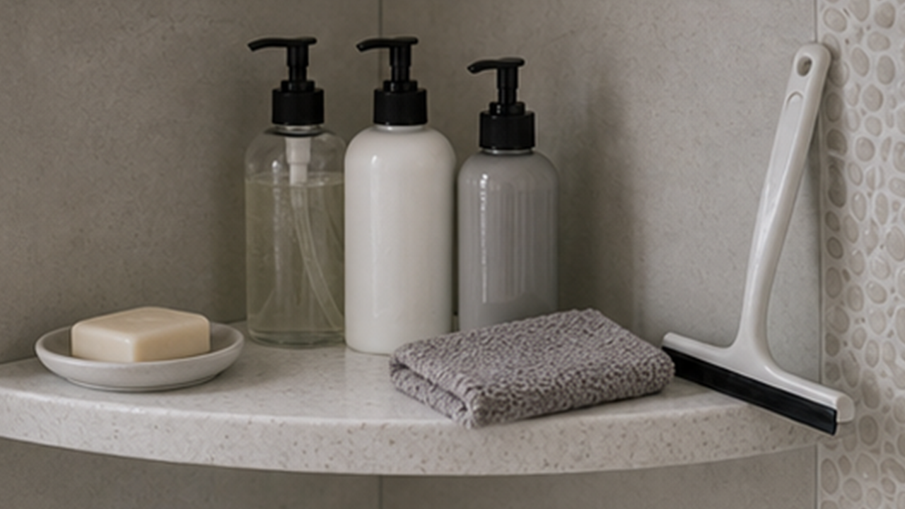 How to Prepare a Calm Shower Shelf