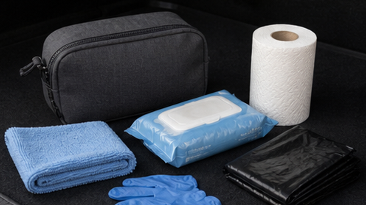 How to Prepare a Car Emergency Cleaning Bag