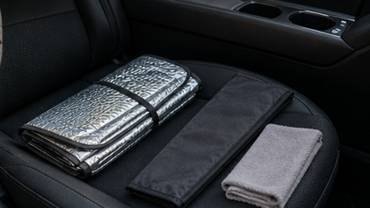 How to Organize a Car Folding Sunshade Sleeve