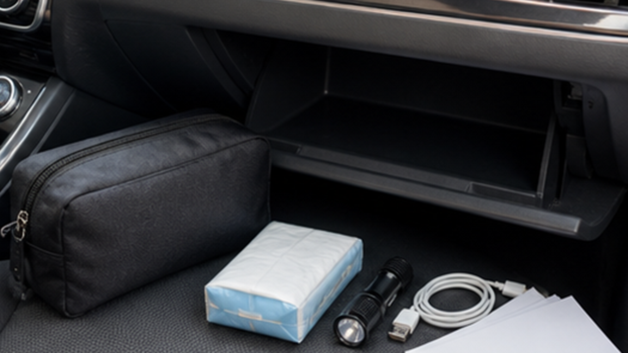 How to Prepare a Car Glove Box Essentials Pouch