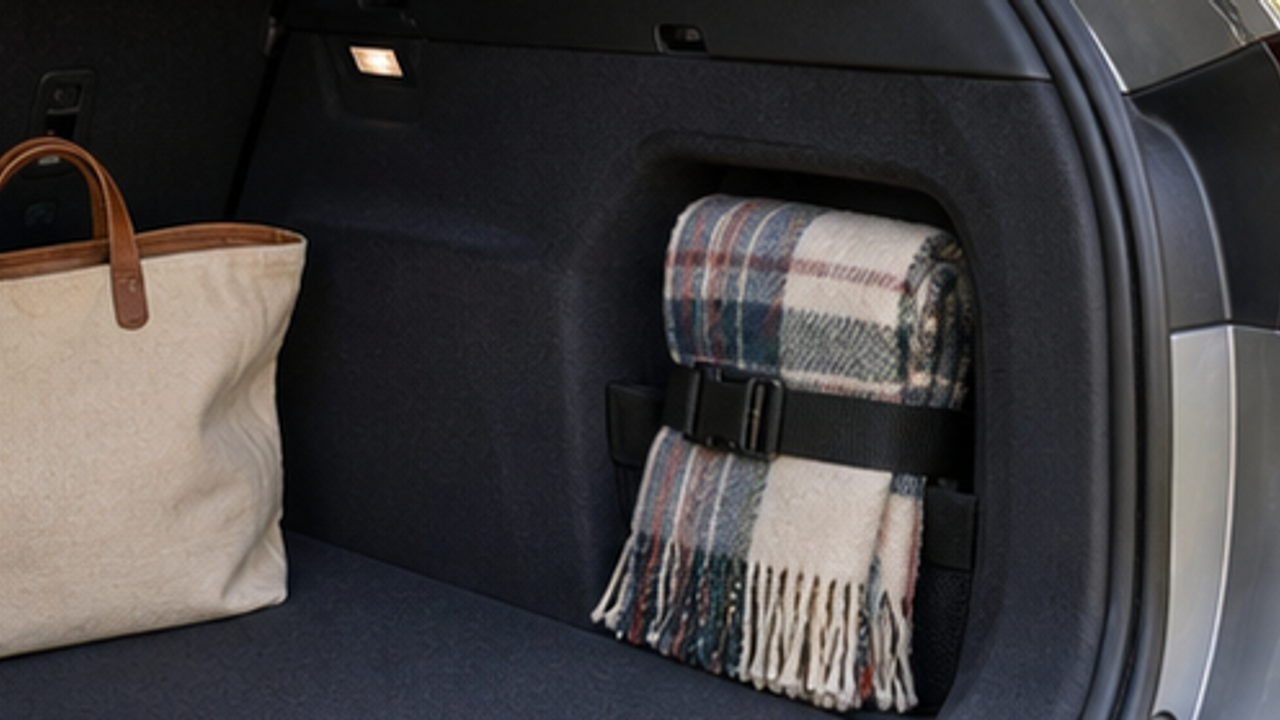How to Set Up a Car Trunk Picnic Blanket Strap Slot
