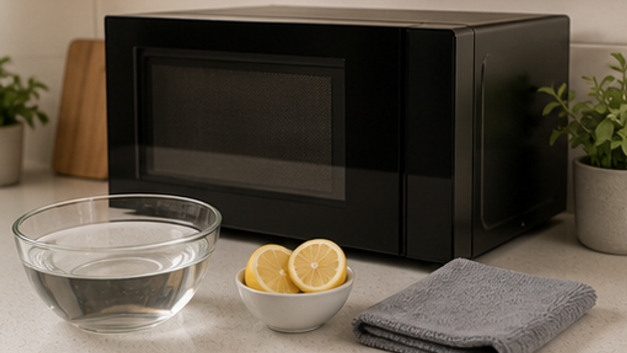 Clean a Microwave With Steam and a Cloth