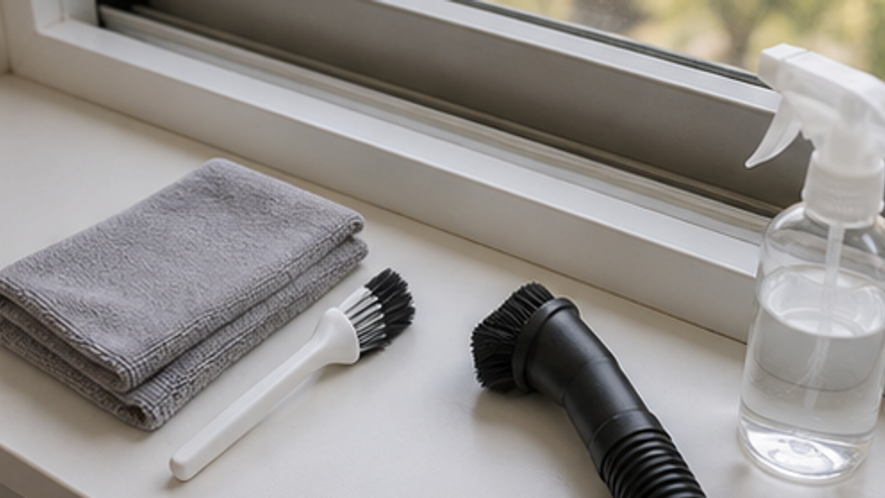 How to Clean Window Tracks Safely