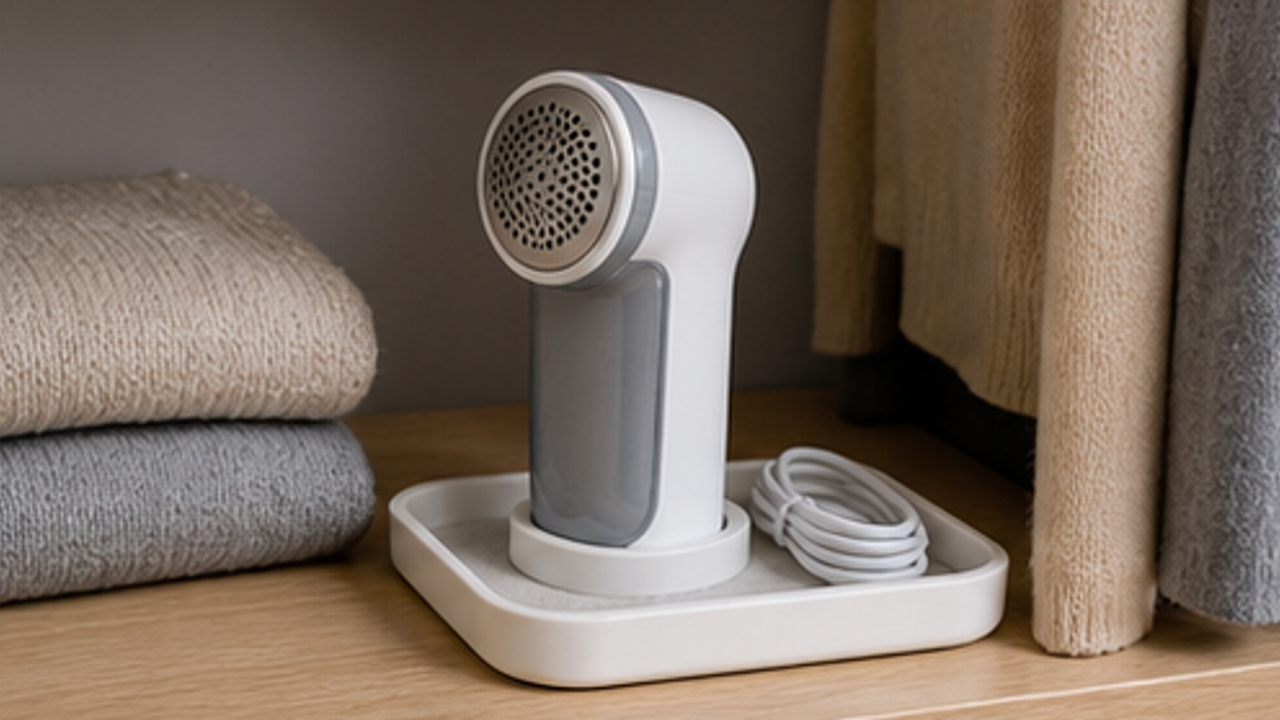 How to Set Up a Closet Lint-Shaver Charging Tray