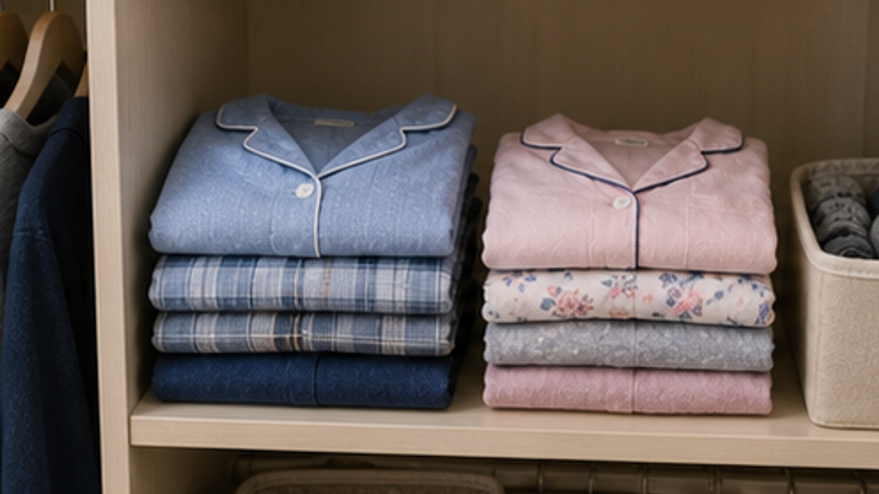 How to Organize a Closet Pajama Shelf