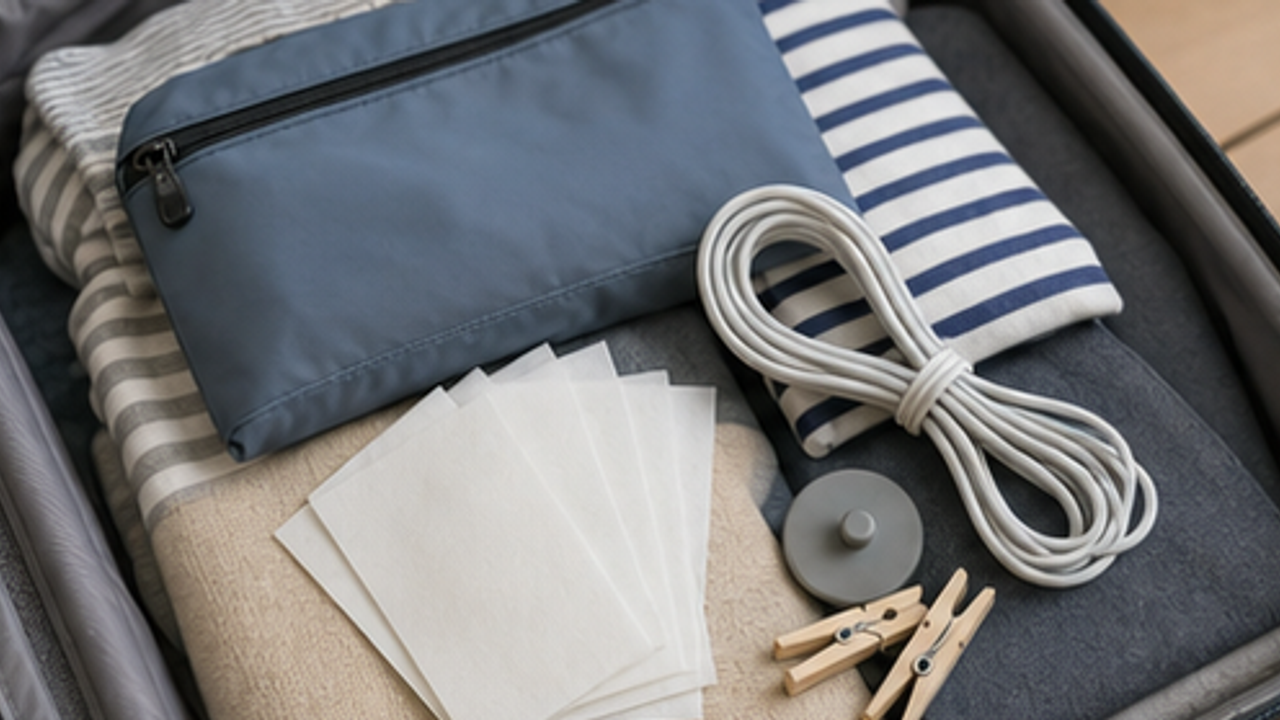How to Prepare a Compact Travel Laundry Pouch