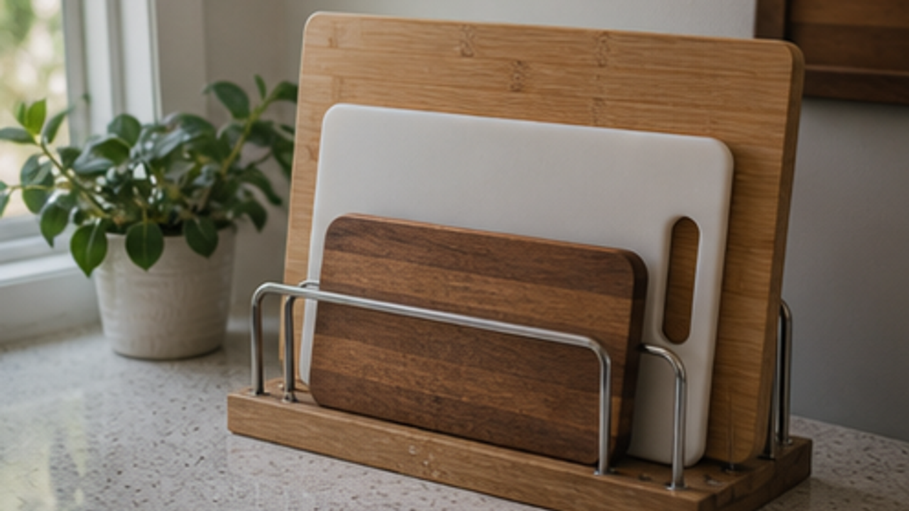 How to Set Up a Cutting Board Drying Slot