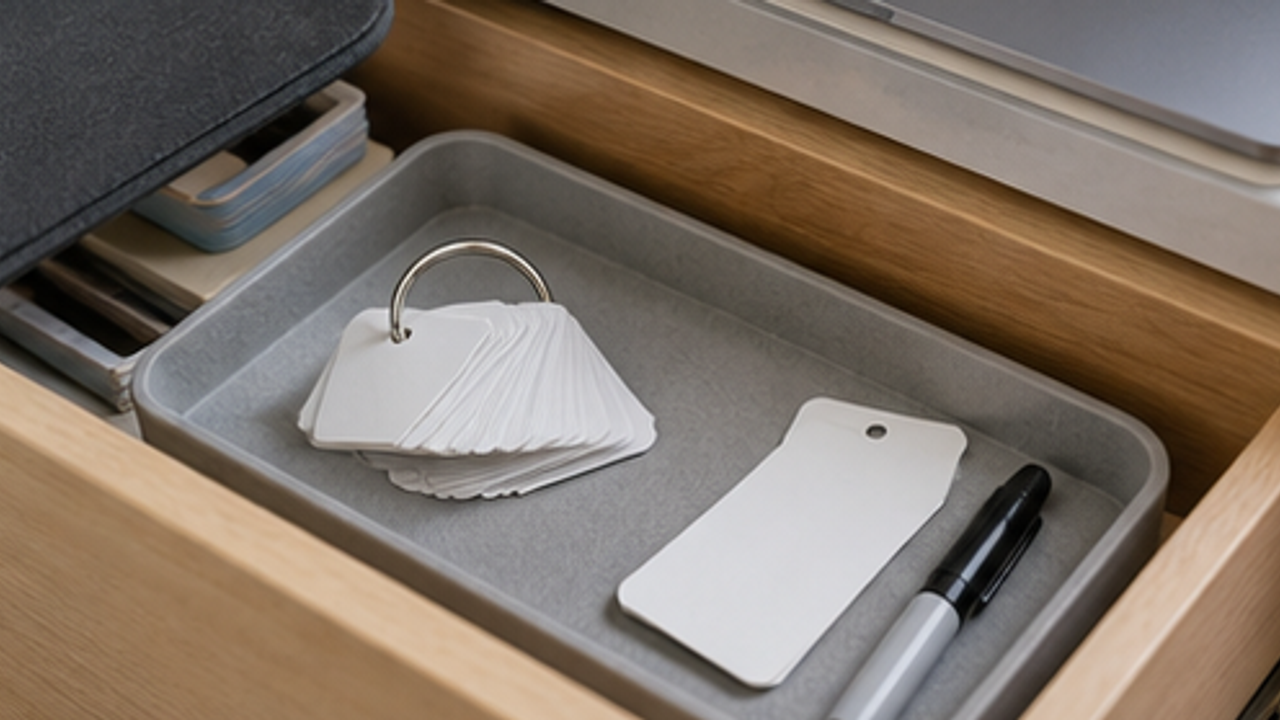 How to Organize Desk Cable Label Rings
