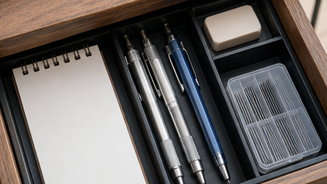 How to Organize a Desk Mechanical Pencil Lead Refill Case