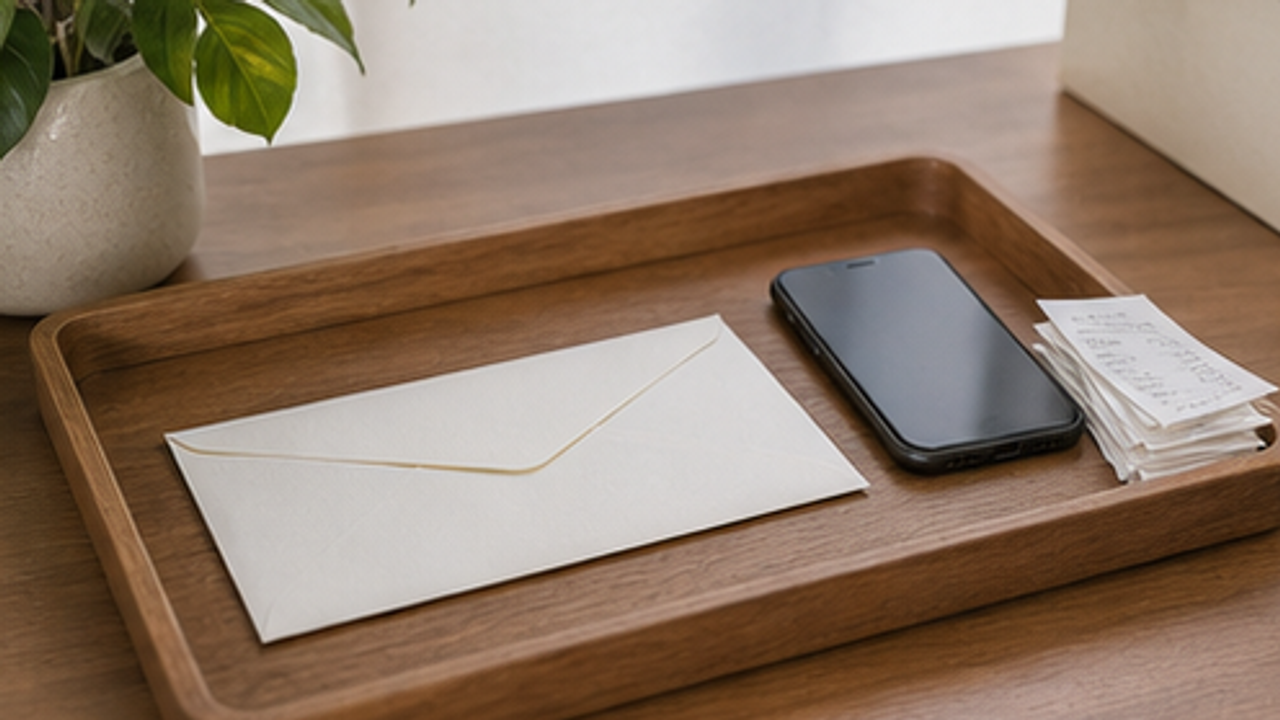 How to Prepare a Desk Receipt Scanning Envelope