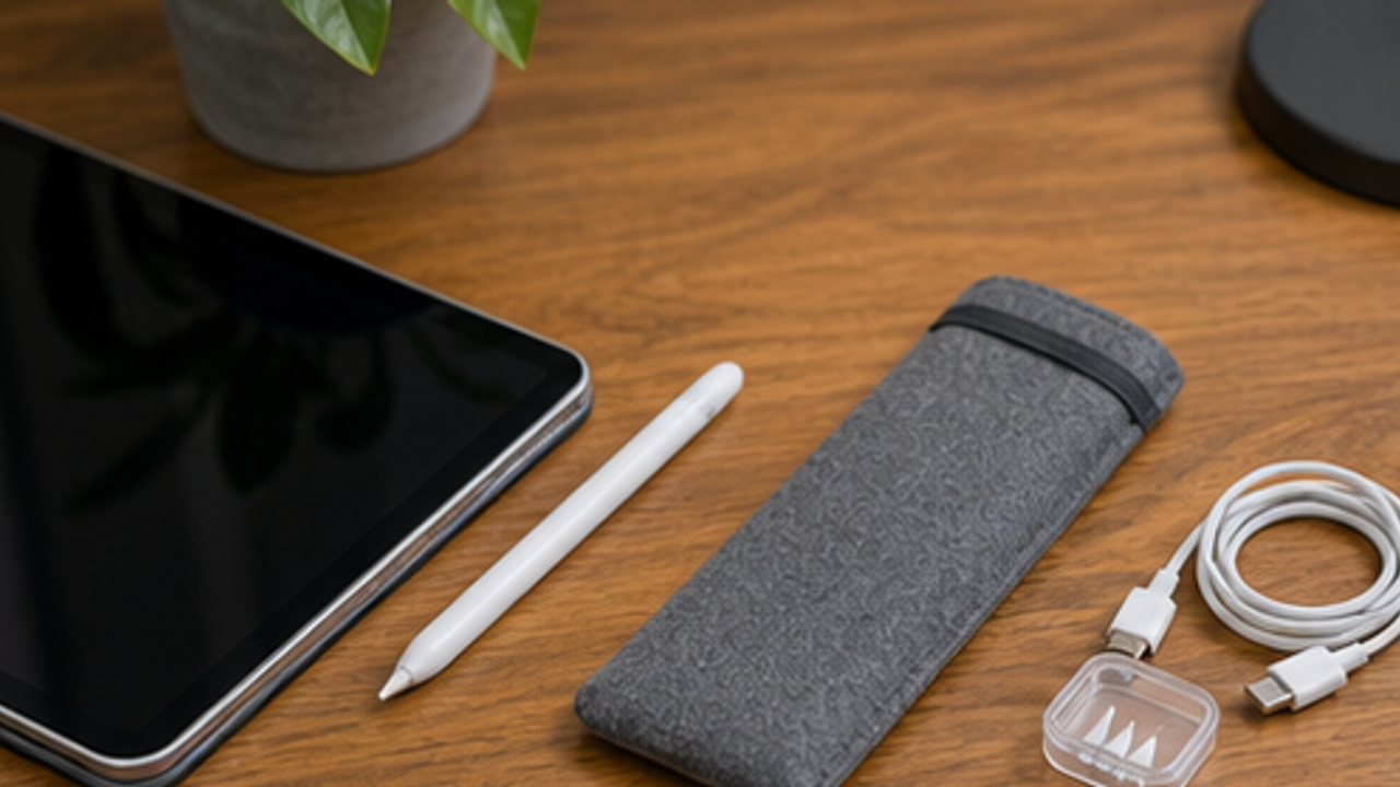 How to Set Up a Desk Tablet Stylus Charging Sleeve