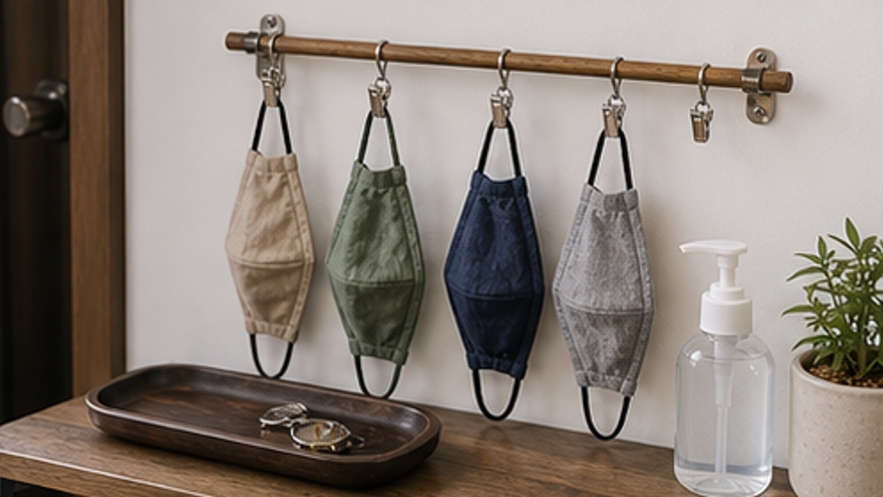 How to Prepare an Entryway Reusable Mask Airing Clip