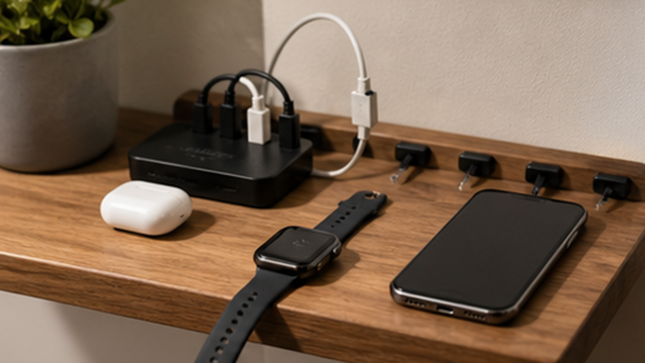 How to Make an Evening Device Charging Shelf