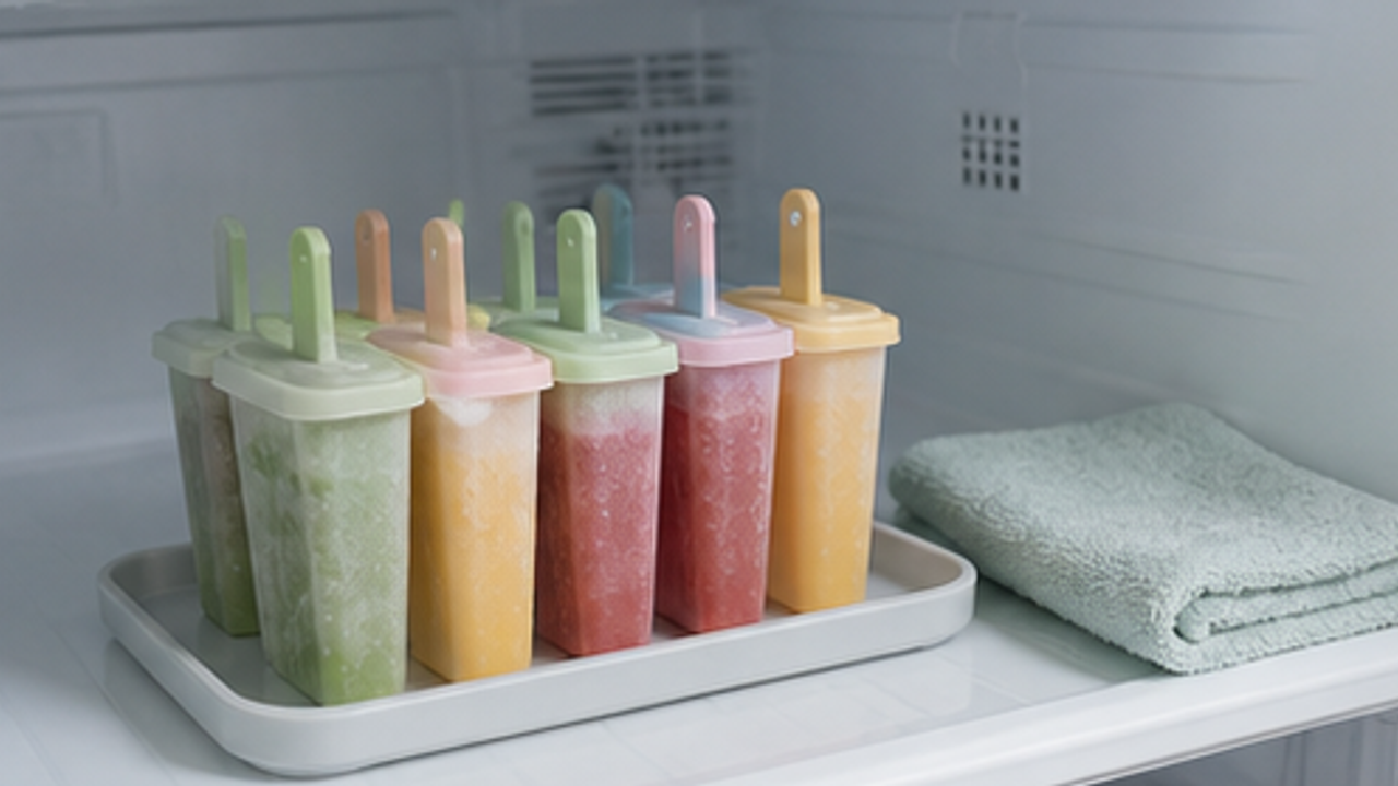 How to Prepare a Freezer Ice-Pop Mold Drip Tray