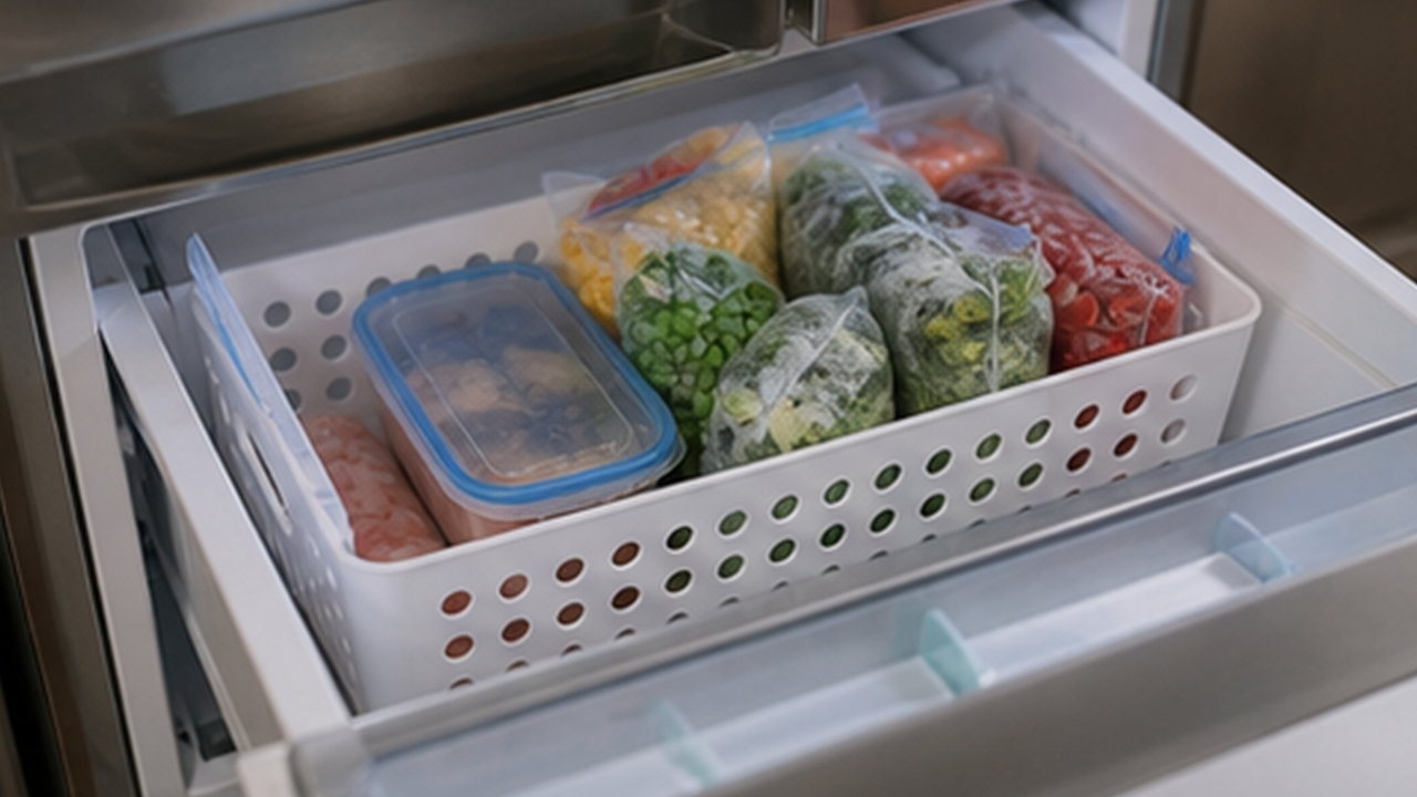 How to Make a Freezer Inventory Basket