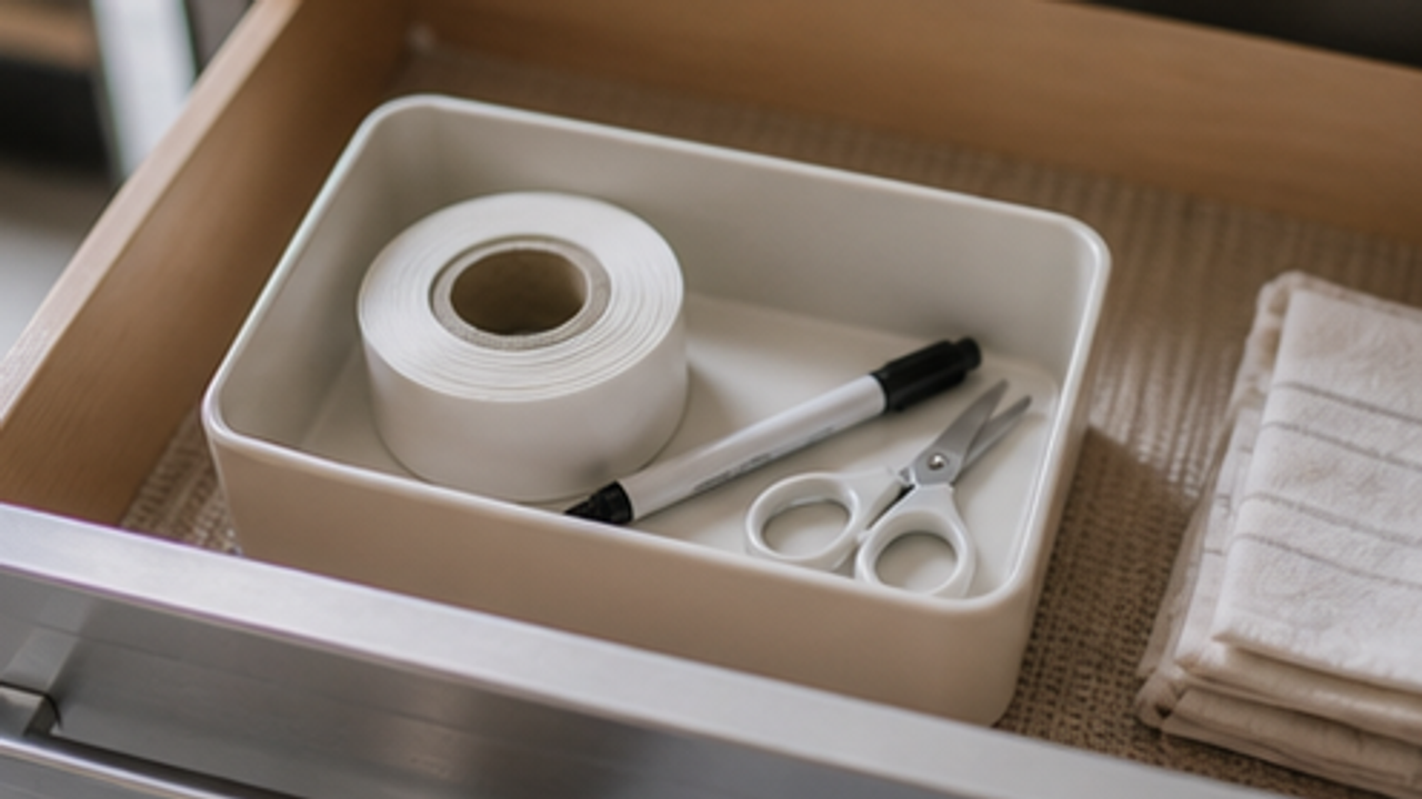 How to Prepare a Freezer Label Tape Box