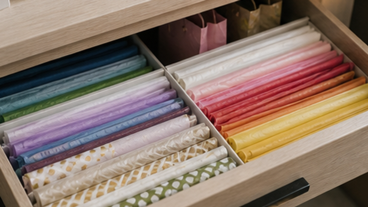 How to Organize a Gift Tissue Paper Drawer