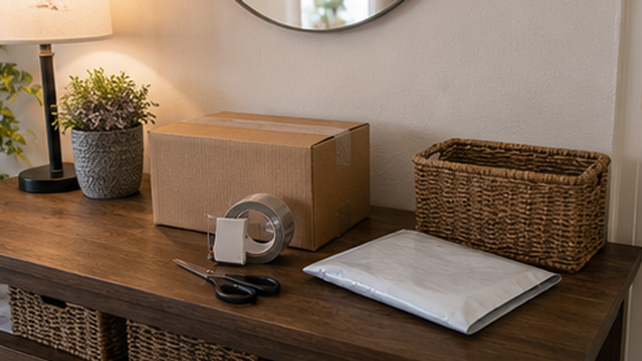 How to Set Up a Home Return Package Station