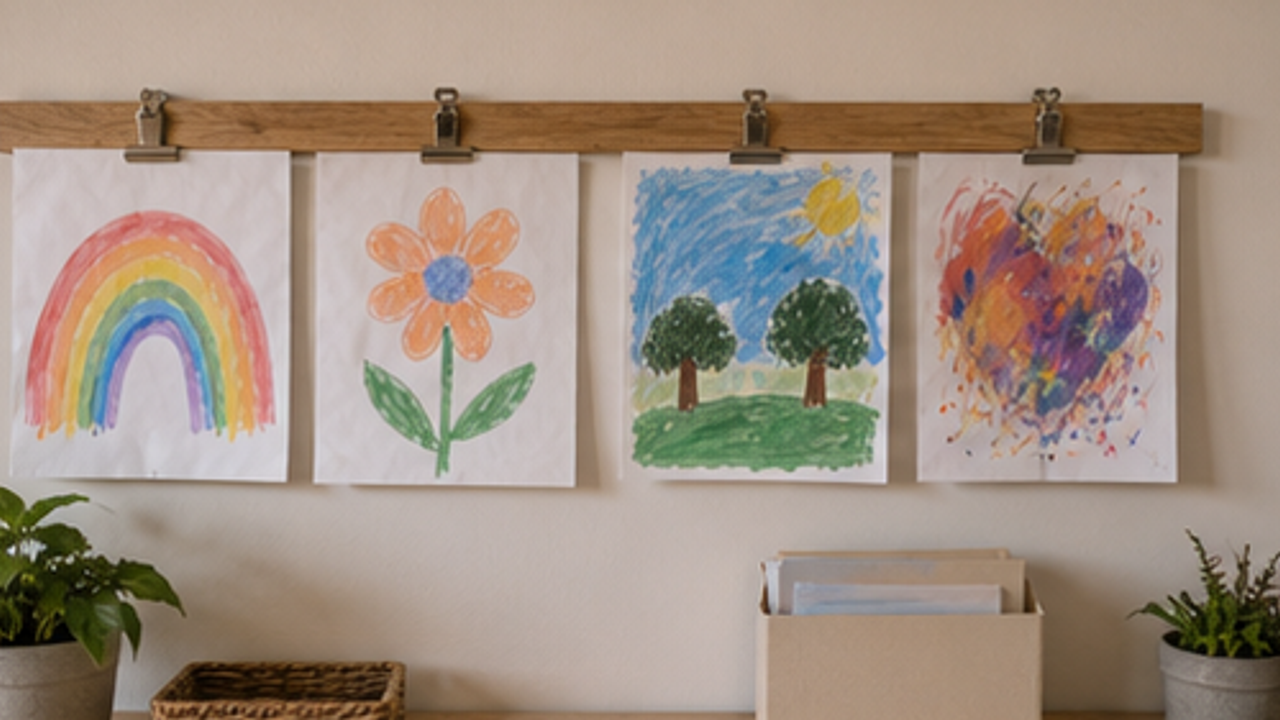How to Rotate Kids Art Simply