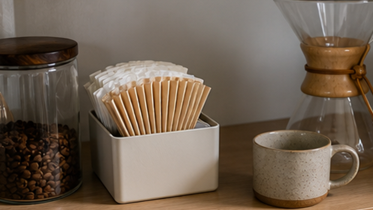 How to Organize a Kitchen Coffee Filter Box
