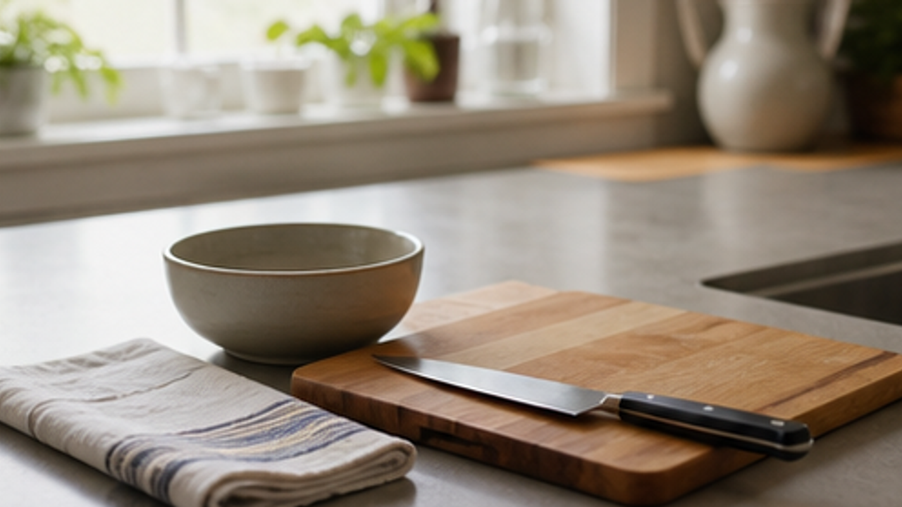 How to Set Up a Kitchen Counter Cooking Start Zone
