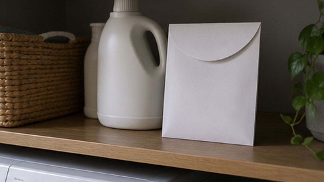 How to Organize a Laundry Color Catcher Sheet Envelope