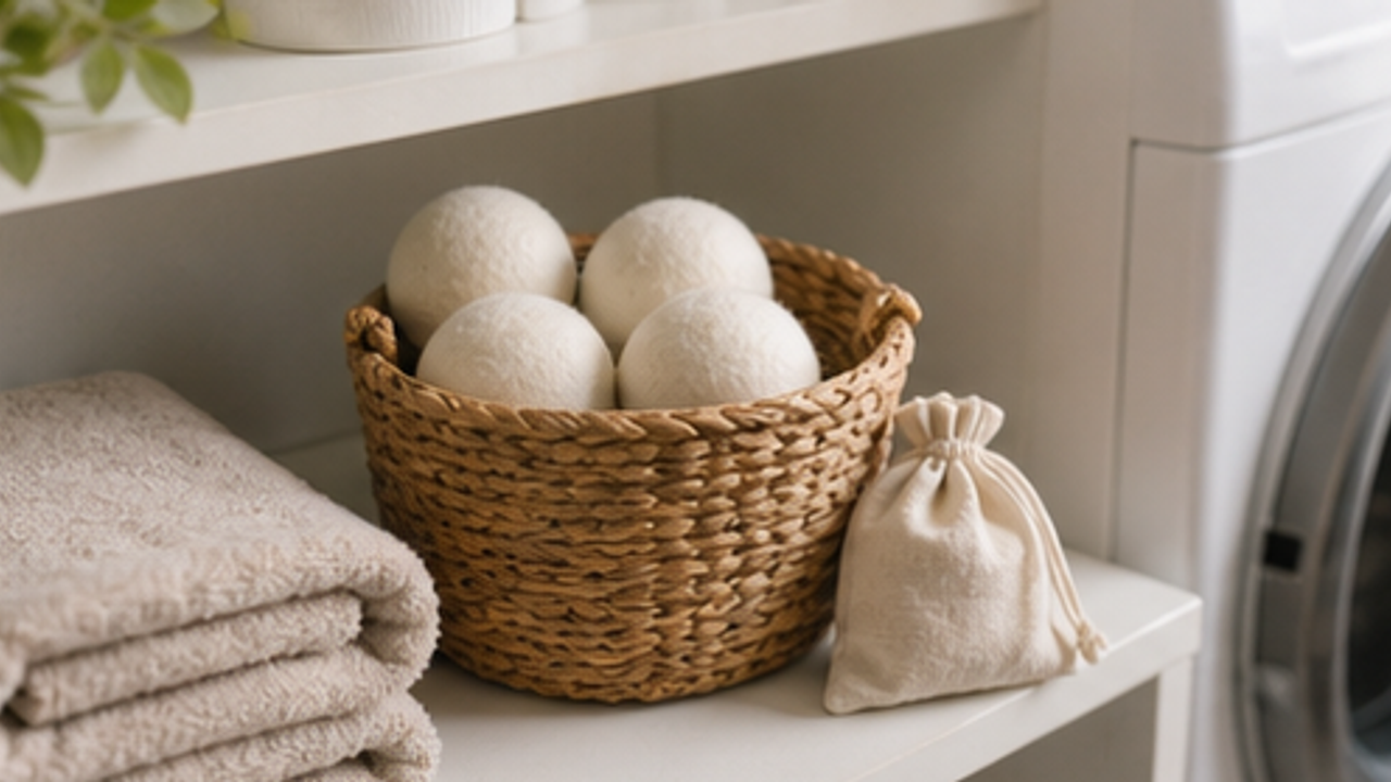 How to Organize a Laundry Dryer Ball Storage Basket