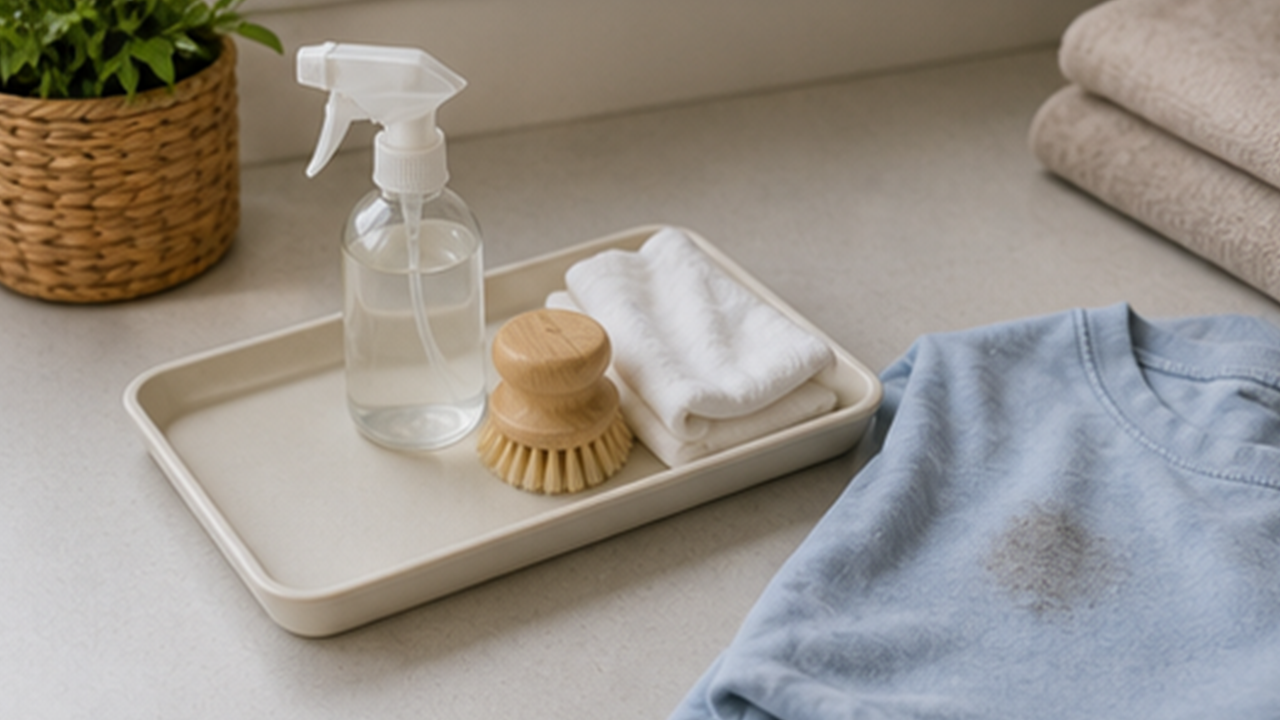 How to Create a Laundry Stain Care Tray
