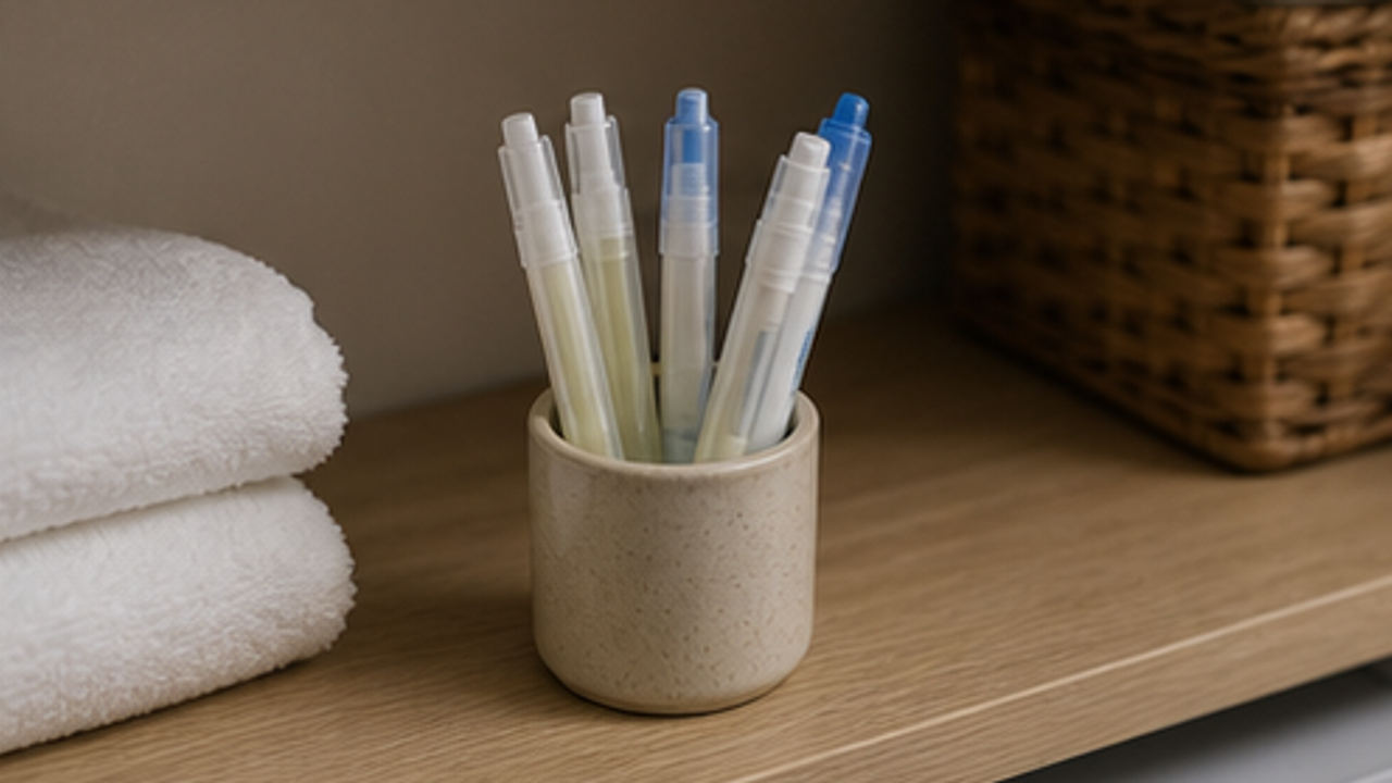 How to Organize a Laundry Stain Pen Refill Cup