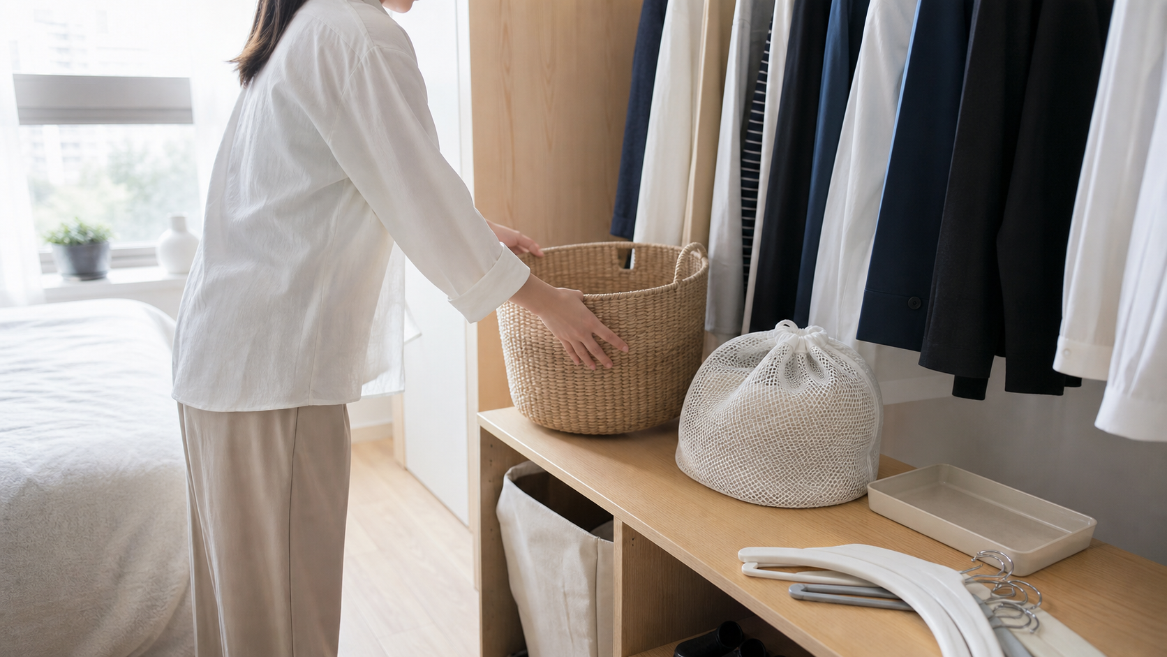 How to Store Clothes for a Week Without Doing Laundry