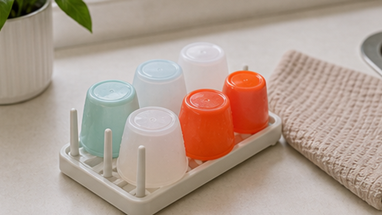 How to Prepare a Lunchbox Sauce Cup Drying Rack