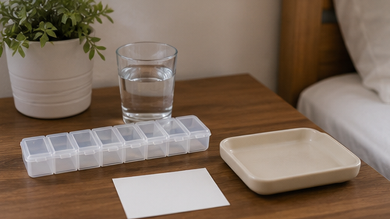 How to Set Up a Medication Reminder Tray
