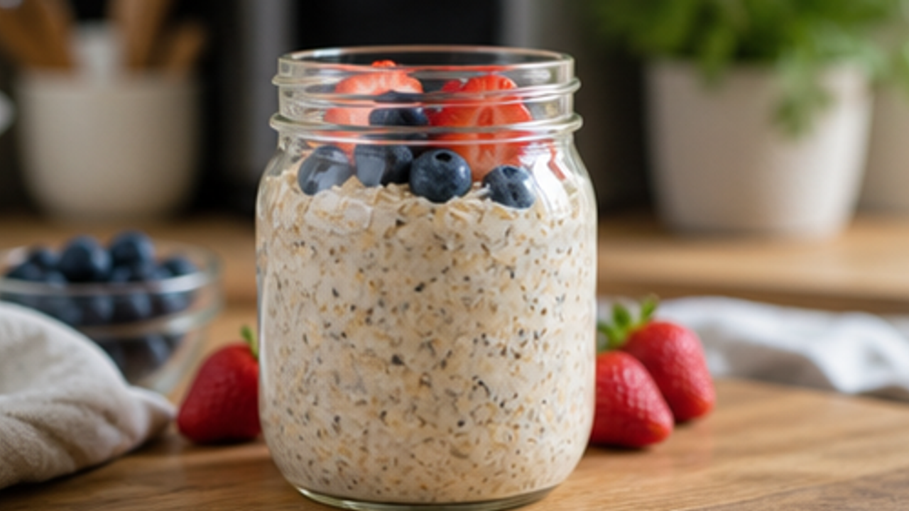 How to Make an Overnight Oats Jar for a Busy Morning