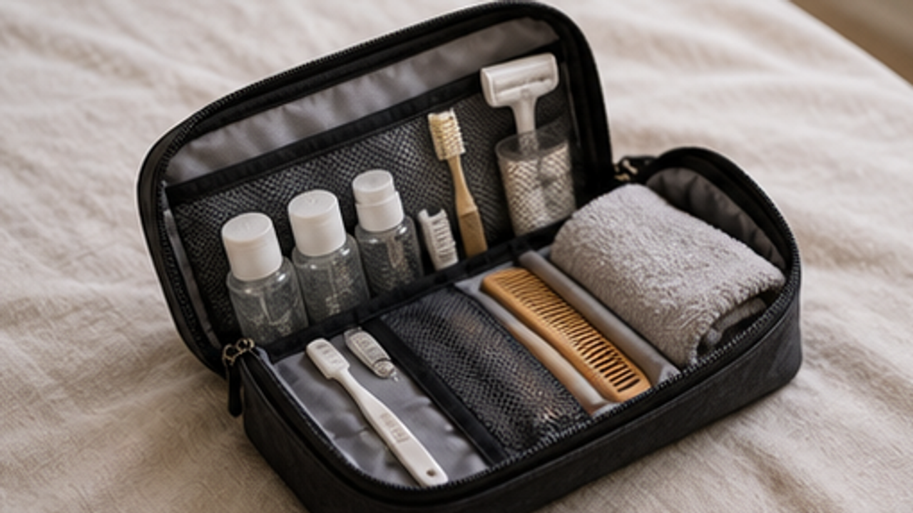 Pack a Small Travel Toiletry Pouch