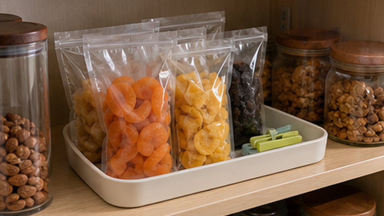 How to Organize a Pantry Dried Fruit Portion Clip Tray