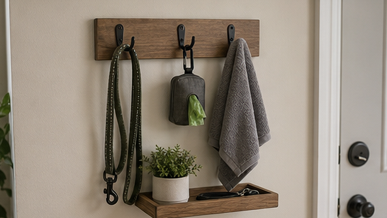 How to Make a Pet Leash Station