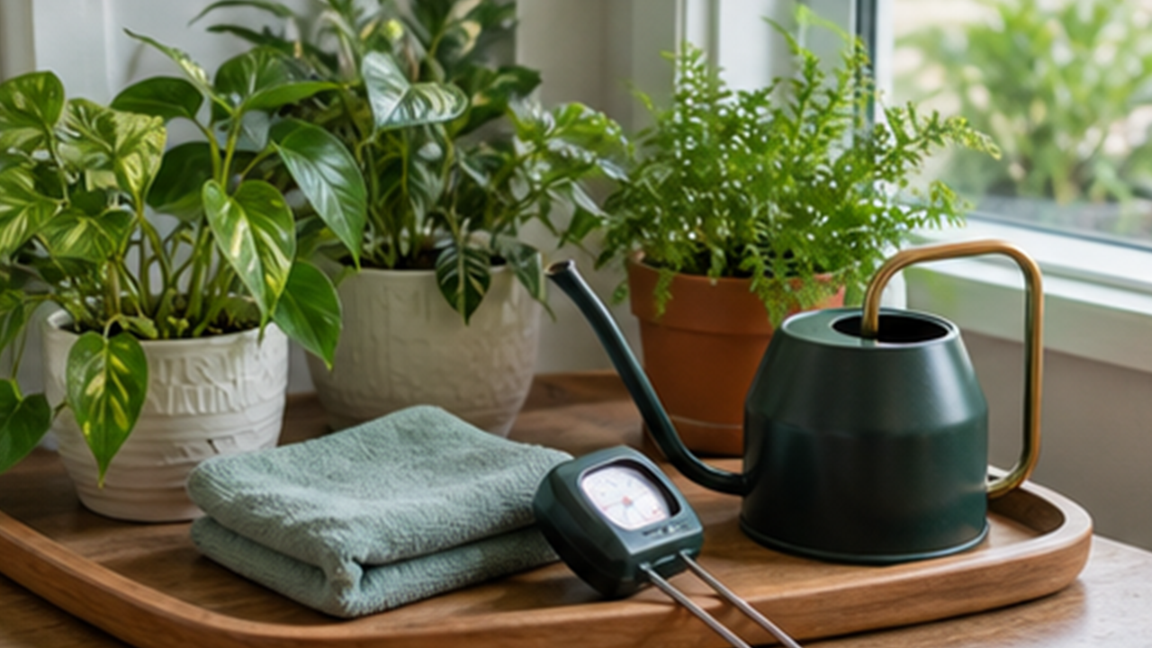How to Make a Quick Plant Watering Station