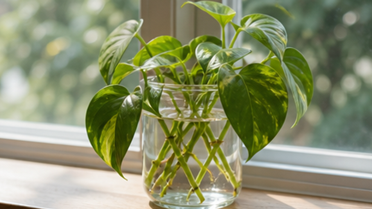 How to Propagate Pothos Cuttings in Water