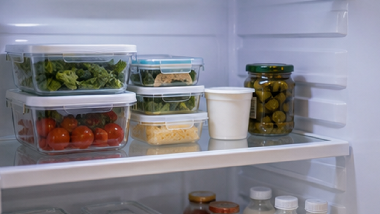 How to Wipe One Fridge Shelf