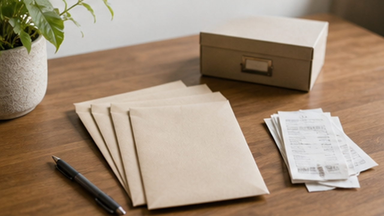How to Create a Receipt Sorting Envelope System