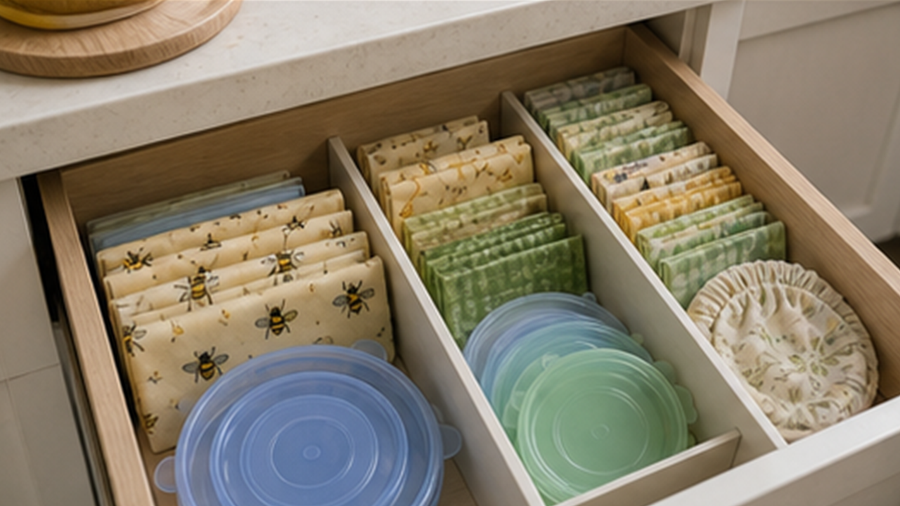 How to Prepare a Reusable Food Wrap Drawer