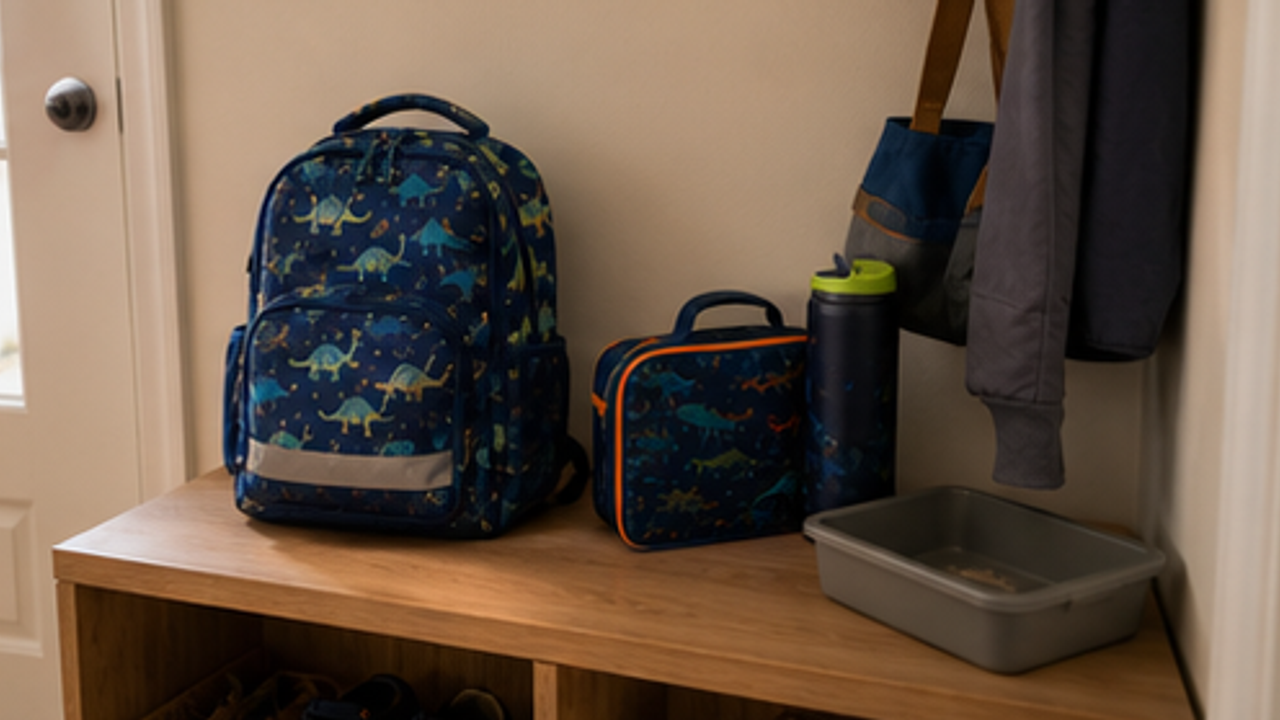 How to Set Up a Child School Bag Check Station