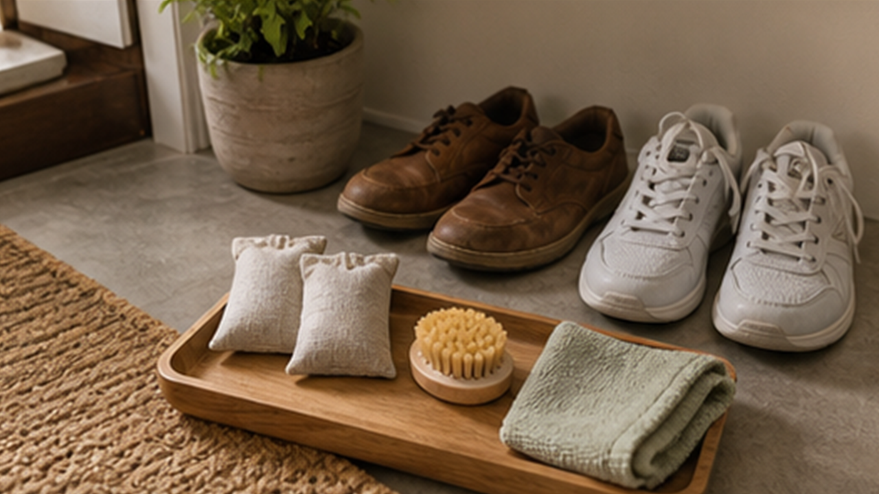 How to Set Up a Shoe Deodorizing Corner