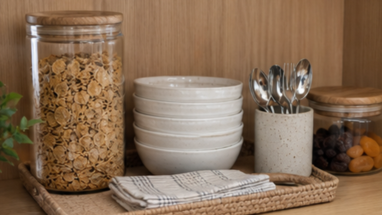 How to Set Up a Simple Breakfast Cereal Station