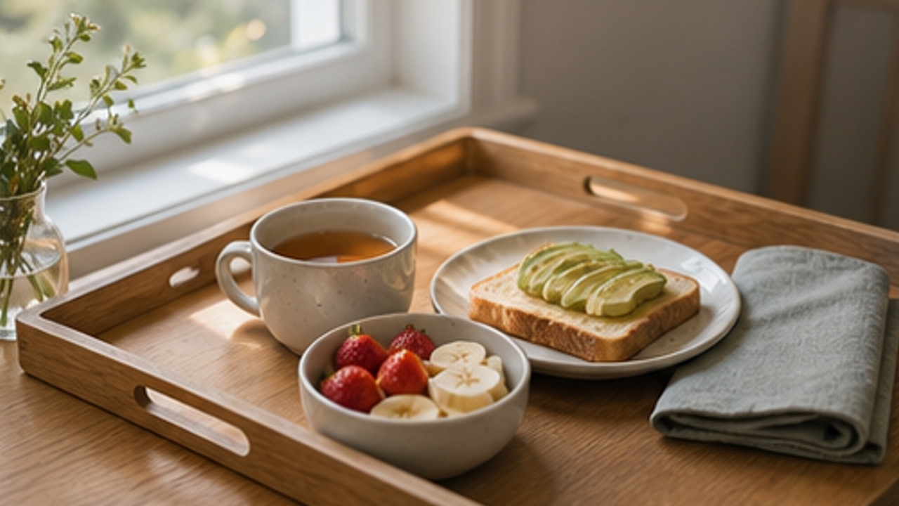 How to Prepare a Simple Breakfast Tray